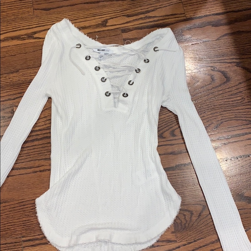 White cross waffle love sleeve